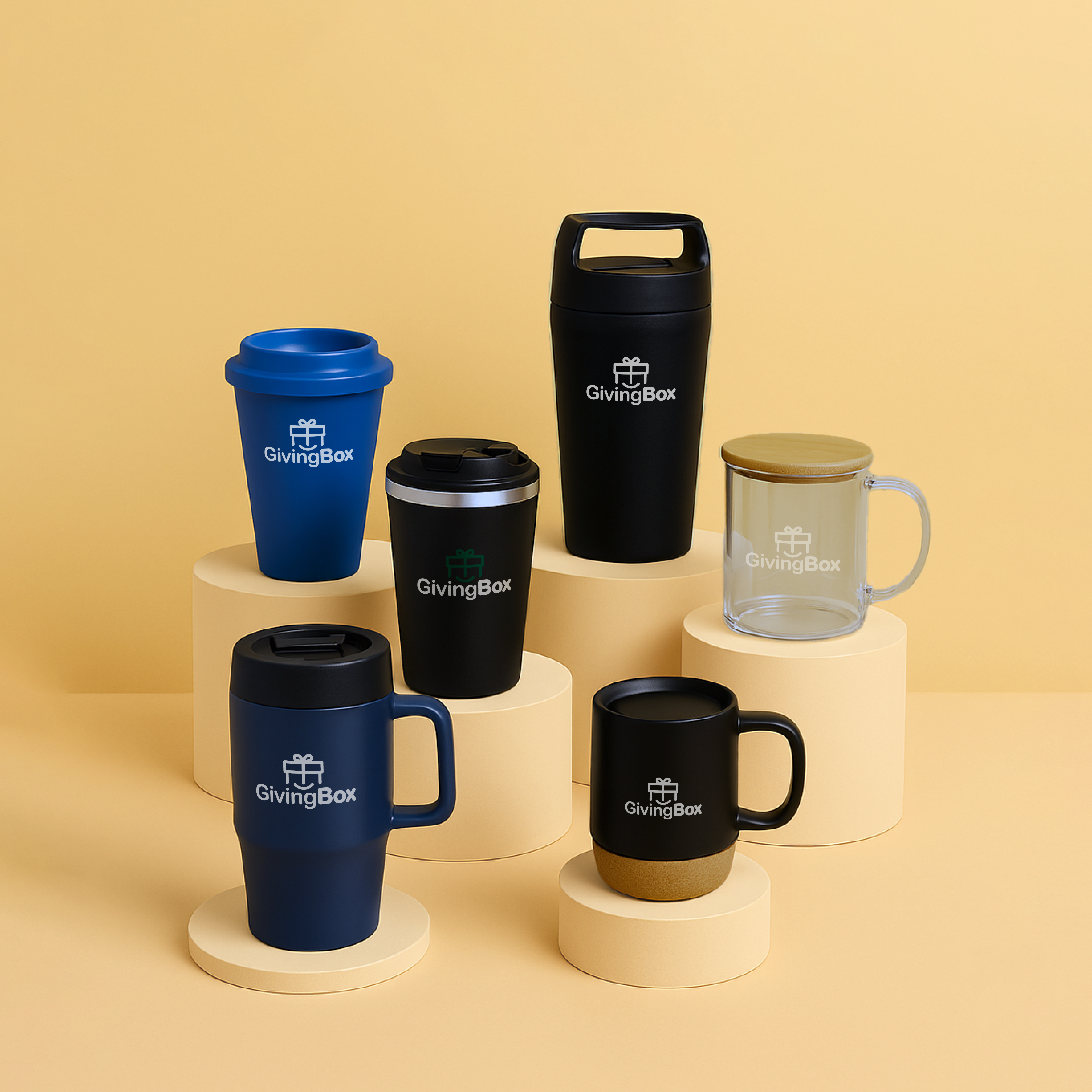 Vasos térmicos y tazas corporativas en variedad de modelos y colores