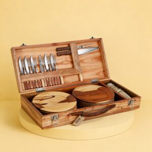 KIT 6 PERSONAS CON VASOS
