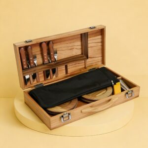 KIT ASADOR 4 PERSONAS (PARRILLA INTEGRADA)