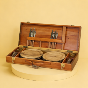 KIT ASADOR 4 PERSONAS (VASOS VIDRIO)