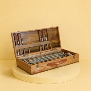 KIT ASADOR 75CM (PARRILLA INTEGRADA)