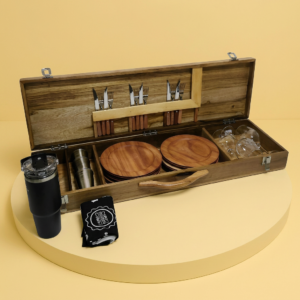 KIT DE 6 PERSONAS CON COPAS Y VASO GRANDE