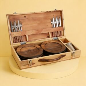 KIT PREMIUM DE 26 ACCESORIOS PARA ASADO BROCANI
