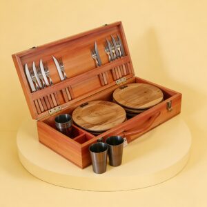 SET DE ASADO BROCANI PARA 8 PERSONAS - 32 PIEZAS